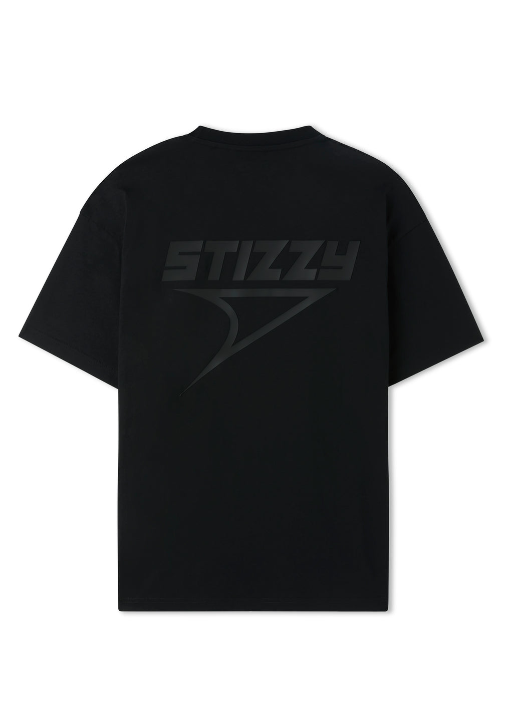 BLACK / BLACK COTTON T-SHIRT