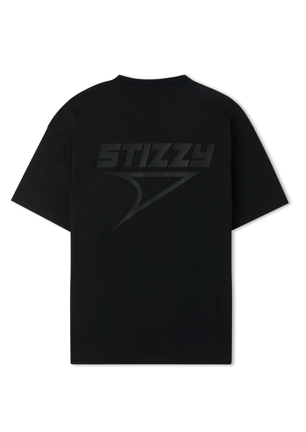 BLACK / BLACK COTTON T-SHIRT