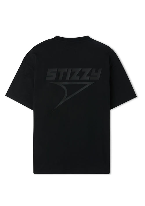 BLACK / BLACK COTTON T-SHIRT