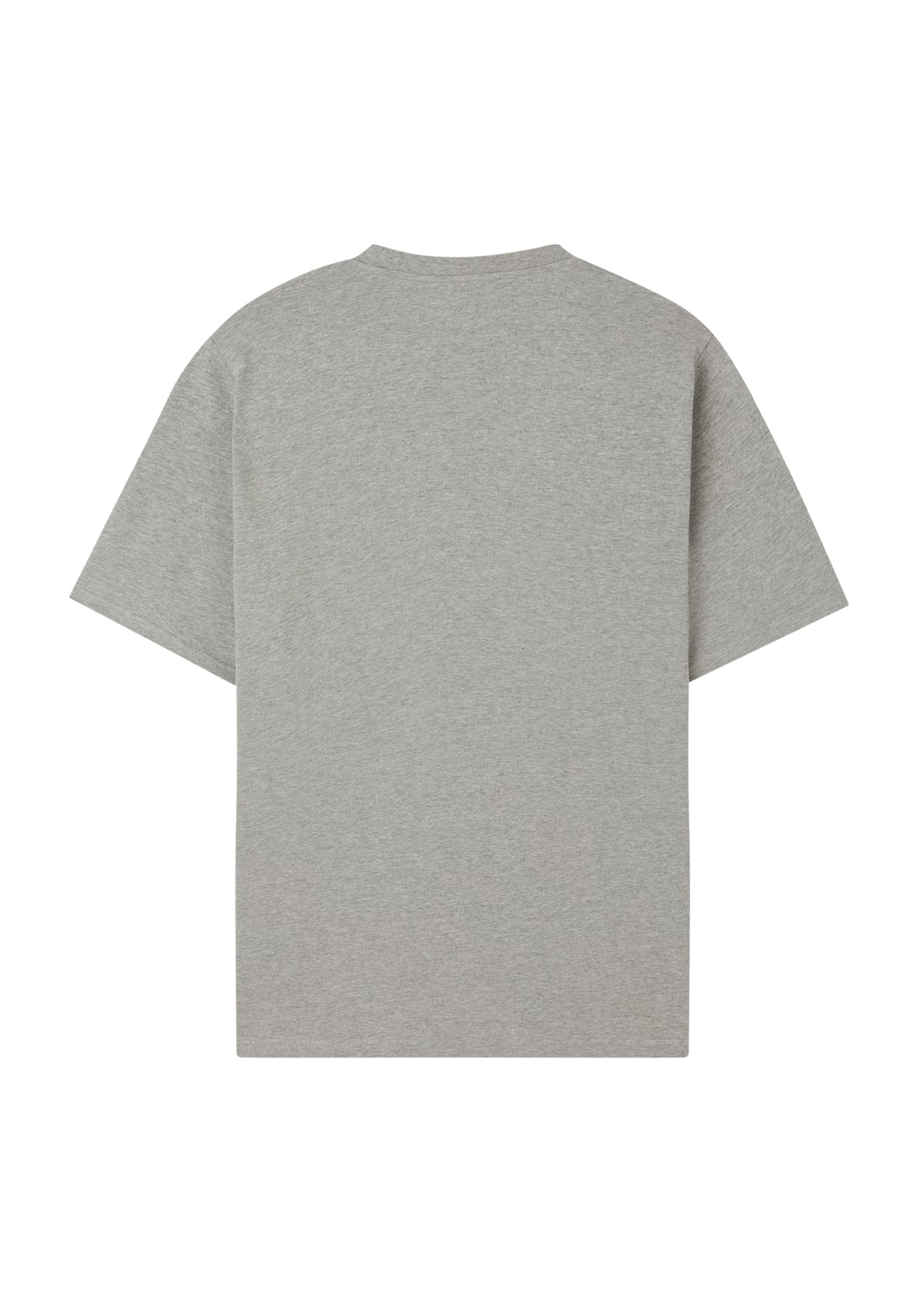 GREY / WHITE LOGO COTTON T-SHIRT